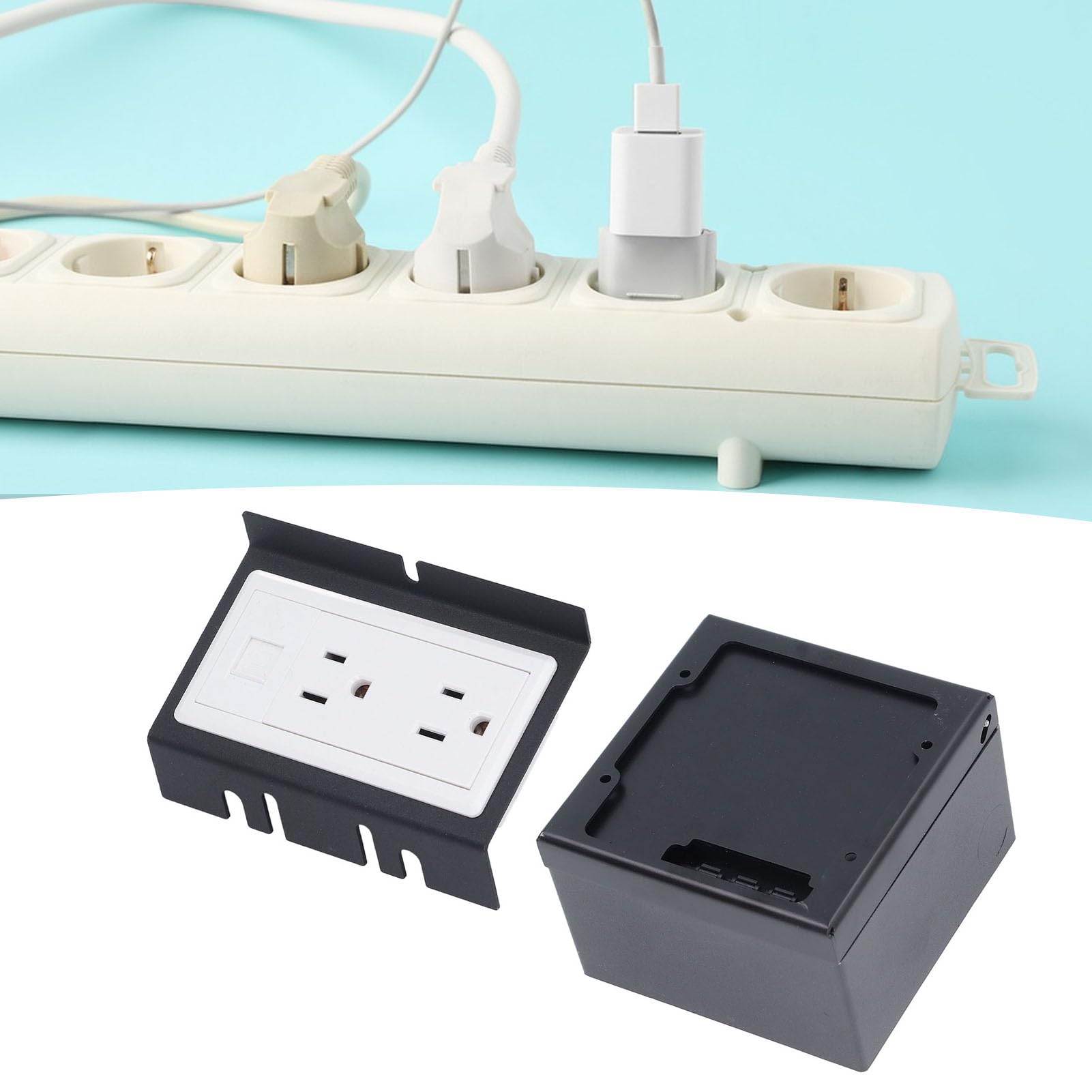 Amazon.co.jp: 床埋込コンセント、床埋込コンセントキット、AC